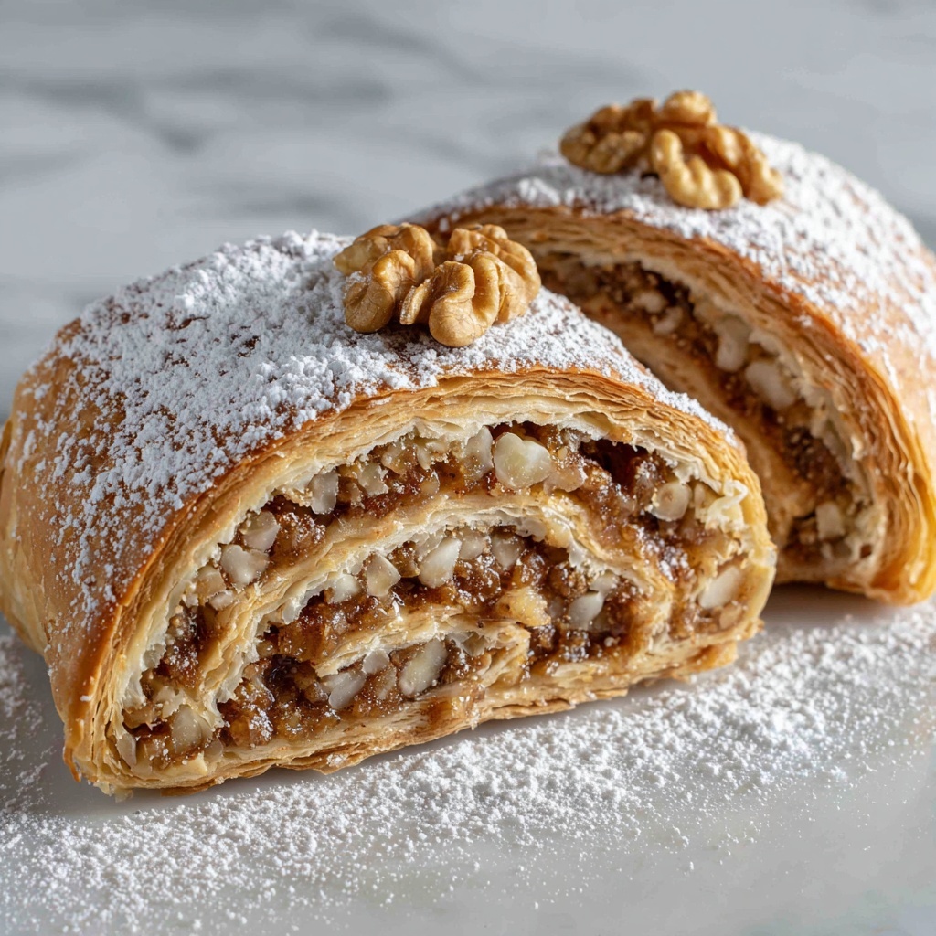 Italian Nut Roll Cookies Recipe - Recipe Image