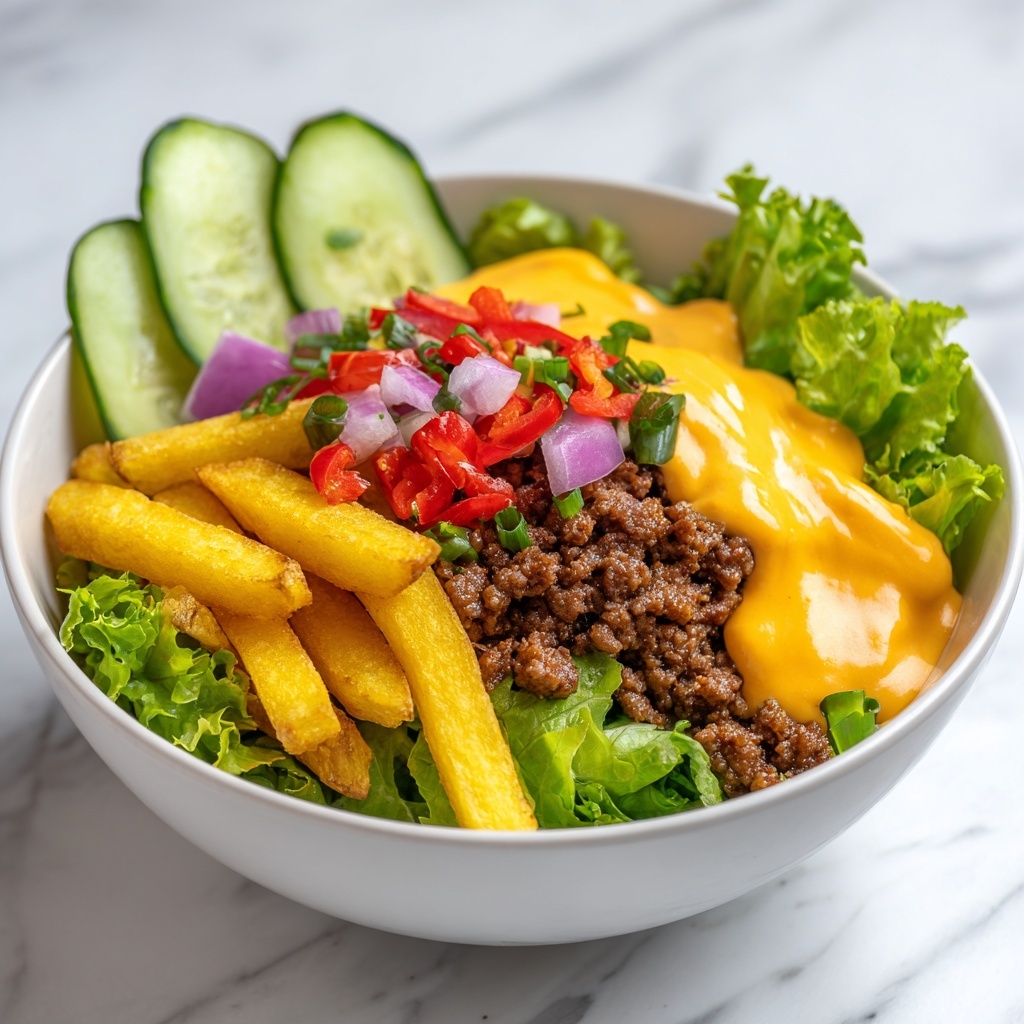 Keto Big Mac Salad Recipe - Recipe Image