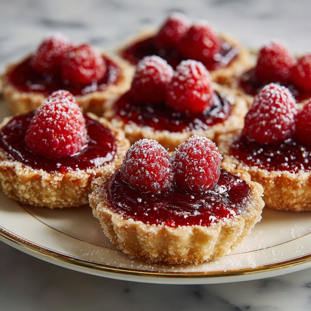 Mini Raspberry Almond Tarts Recipe - Recipe Image