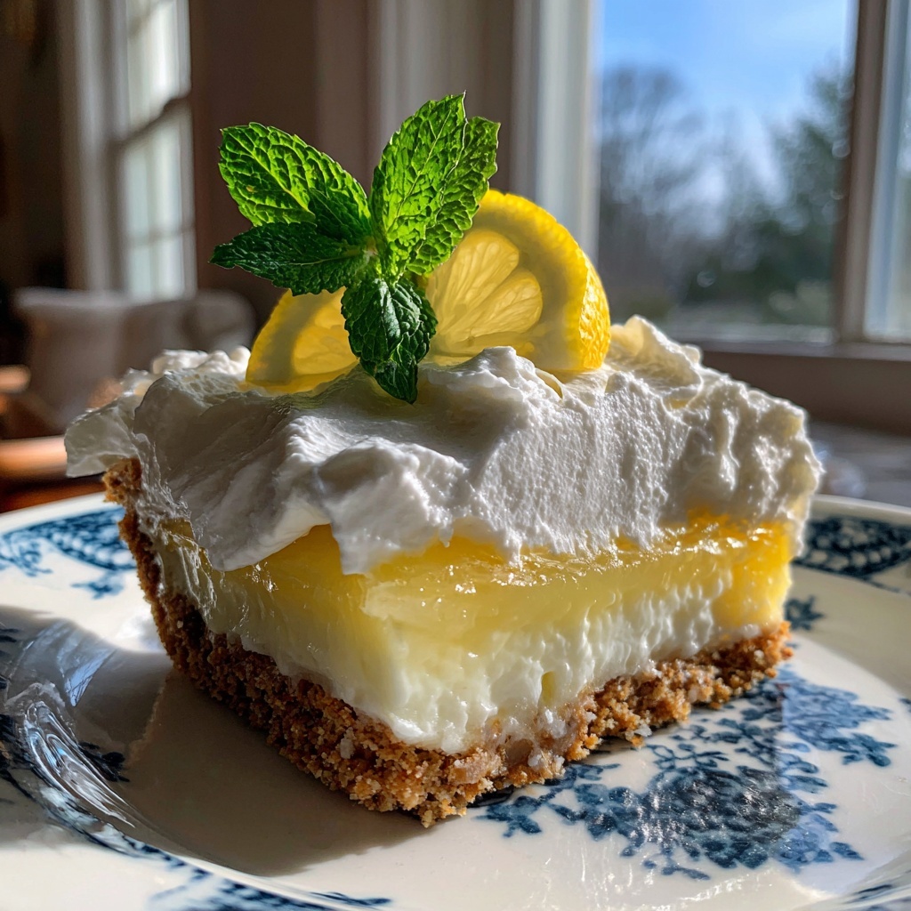 Magic Lemon Cobbler Delight Recipe - Recipe Image