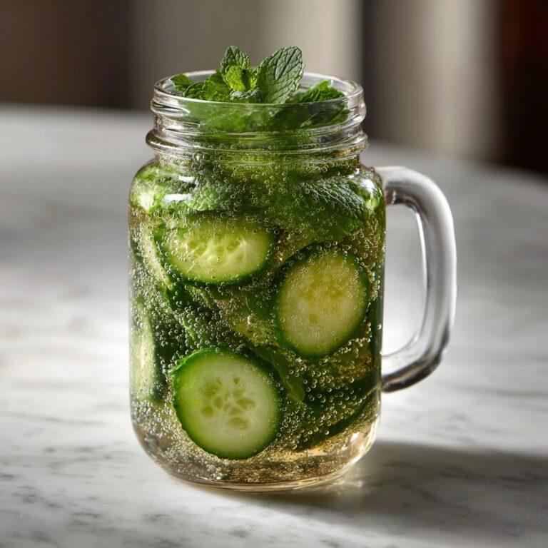 Cucumber Lemon Mint Infused Water Recipe