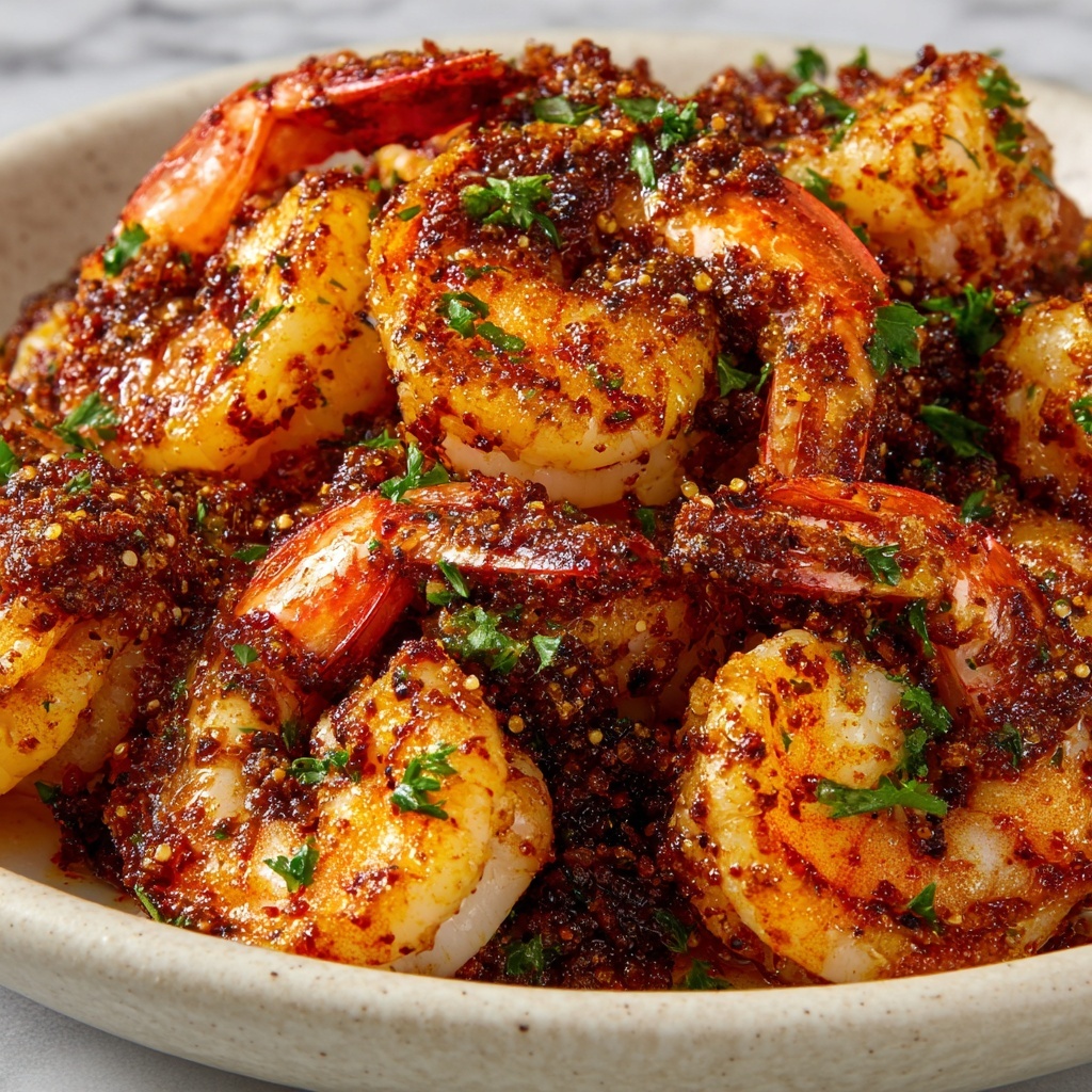Cajun-Style Shrimp with Lemon Garlic Butter and Remoulade Recipe - Recipe Image