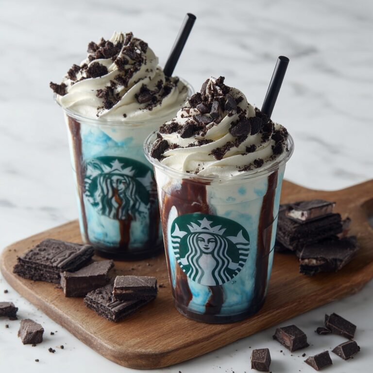 Blue Cookies & Cream Dip Frappuccinos Recipe