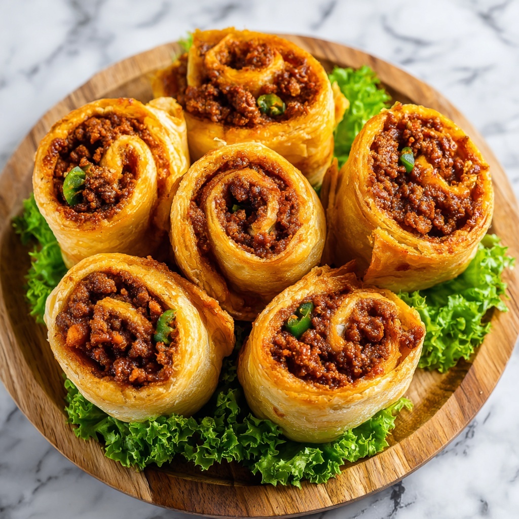 Cheesy Taco Pinwheels Recipe - Recipe Image