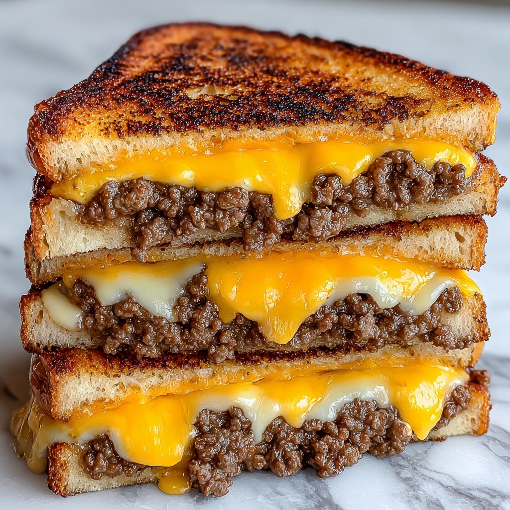 Patty Melt Burger with Secret Sauce Recipe - Recipe Image