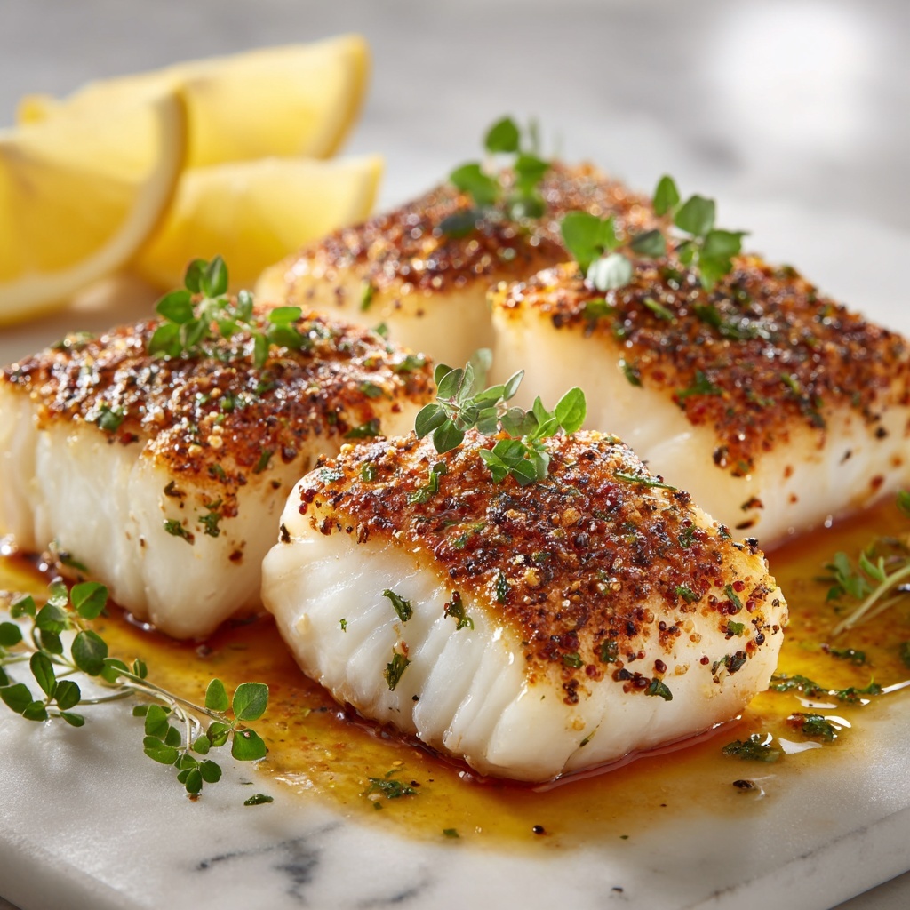 Lemon-Herb Baked Cod Recipe - Recipe Image