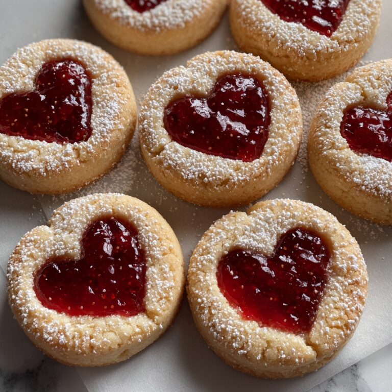 Heart Print Jam Cookies Recipe