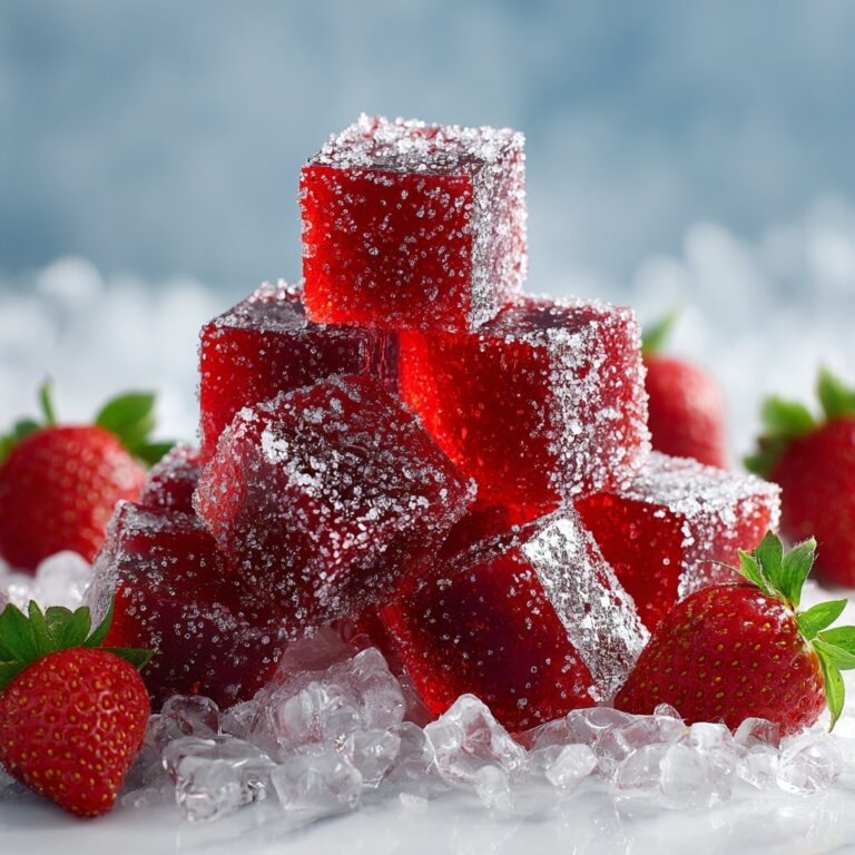 Tangy Homemade Sour Strawberry Gummies Recipe