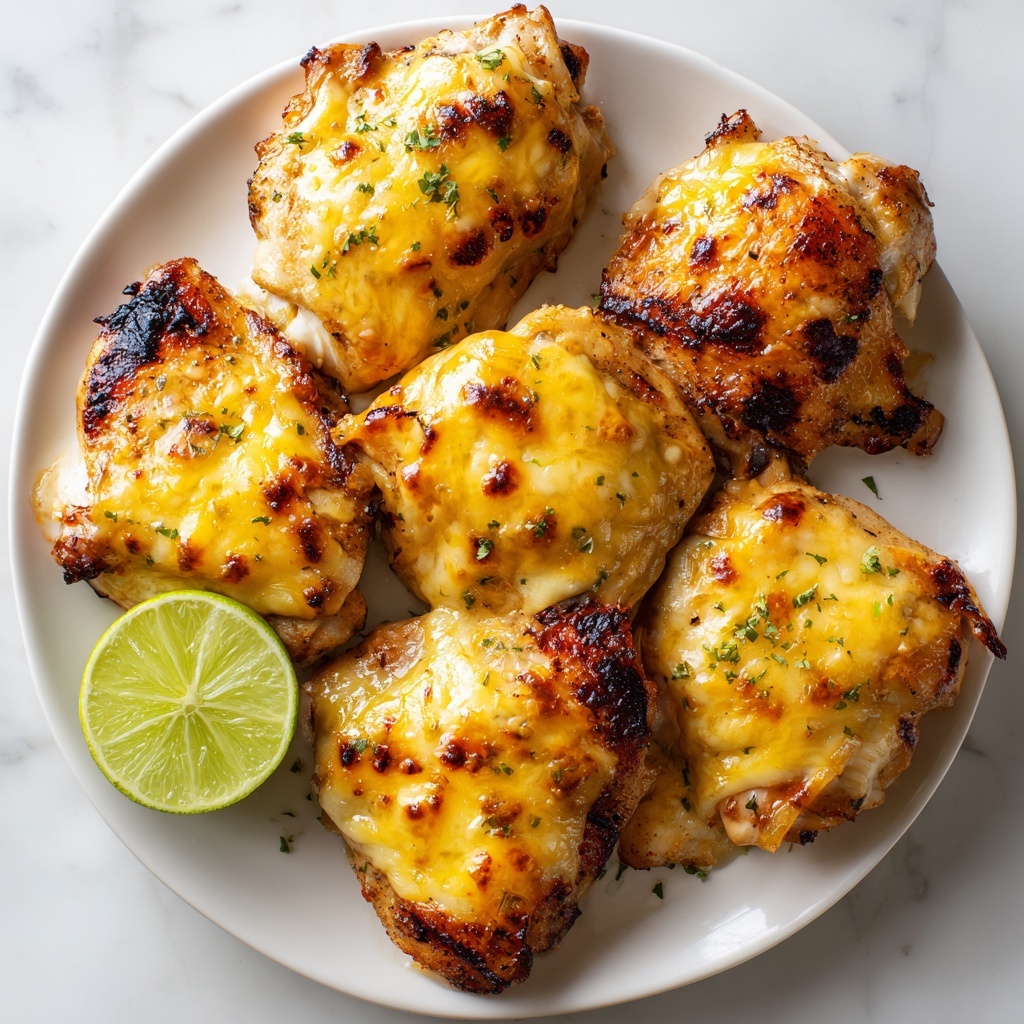 Grilled Salsa Verde Chicken with Pepper Jack Recipe - Recipe Image