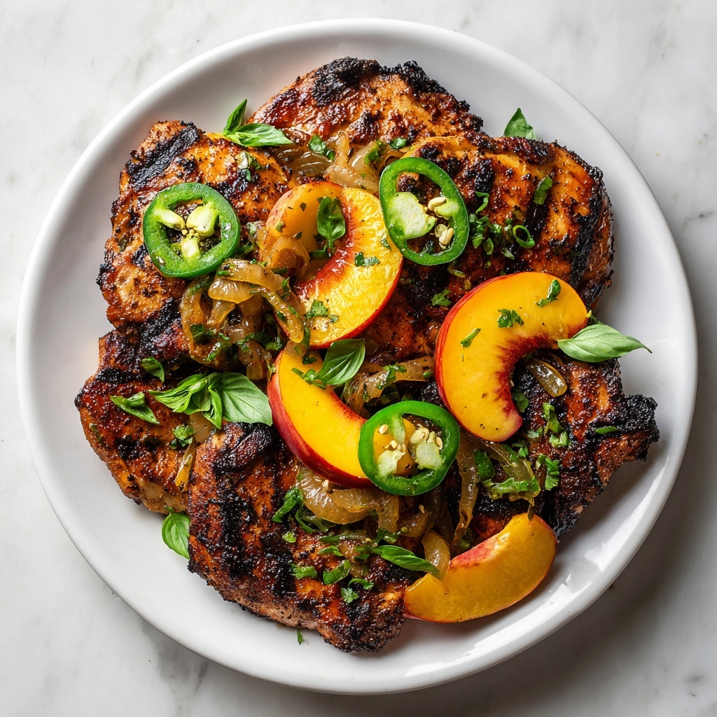 Jalapeno Peach Chicken Recipe - Recipe Image