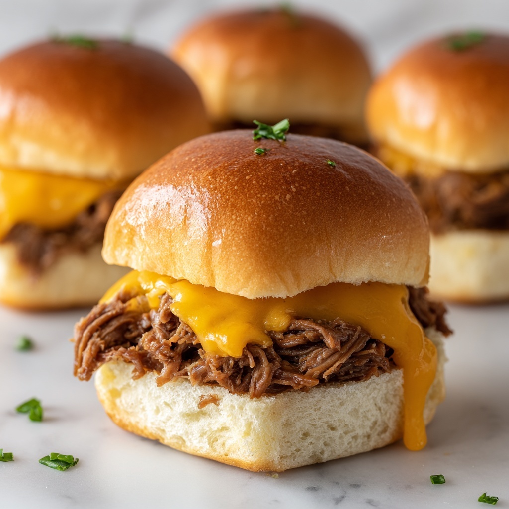 Savory Delight: French Dip Sliders Recipe - Recipe Image
