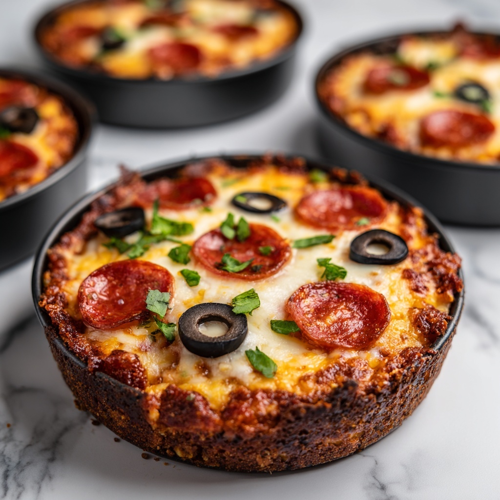 Low Carb Pizza Bowls Recipe - Recipe Image