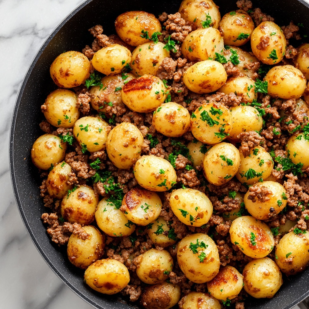 One-Pan Ground Meat and Potato Skillet Recipe - Recipe Image
