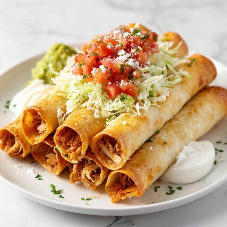 Crispy Chicken Taquitos Recipe