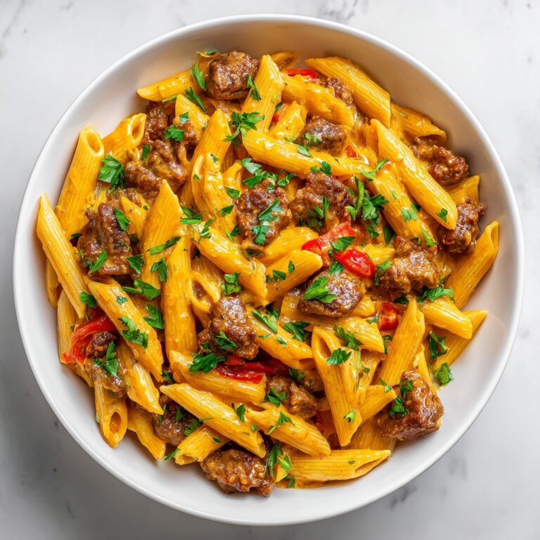 Creamy Rotel Pasta with Ground Beef Recipe