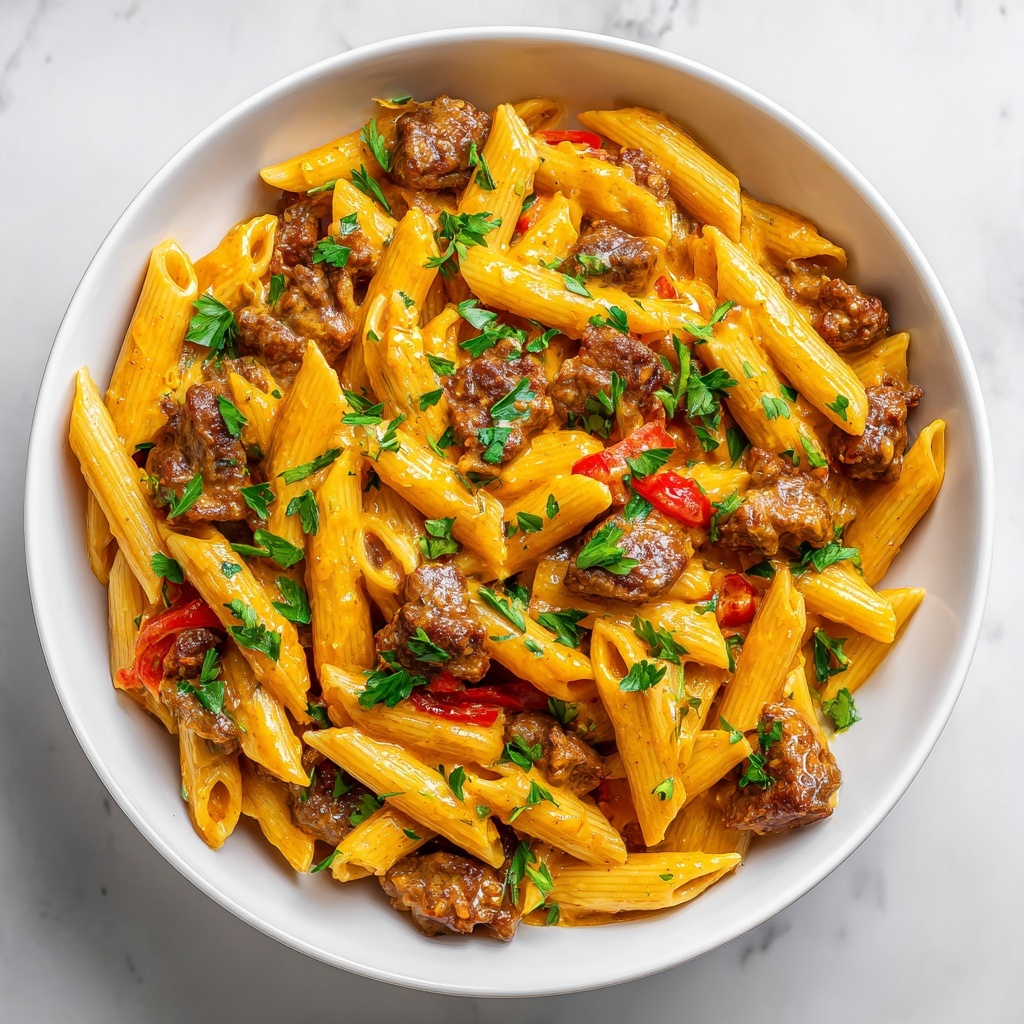 Creamy Rotel Pasta with Ground Beef Recipe - Recipe Image