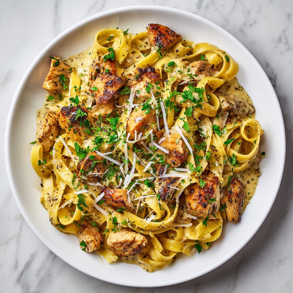 Creamy Dairy-Free Chicken Alfredo Recipe - Recipe Image