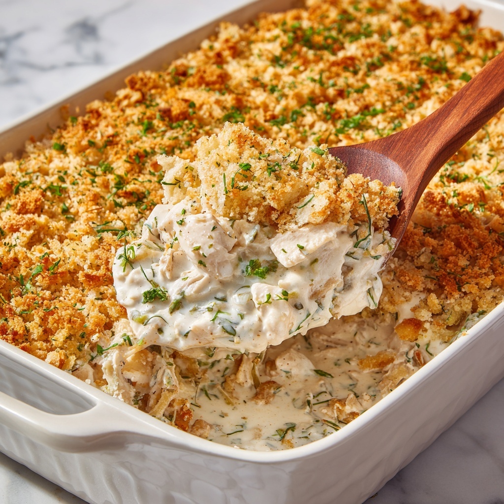 Garlic Parmesan Chicken Casserole Recipe - Recipe Image