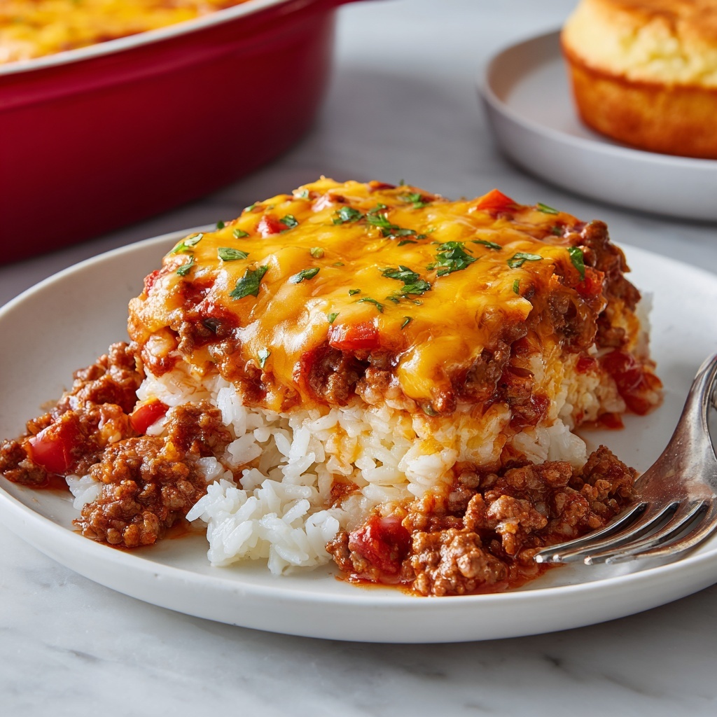 Sour Cream Beef and Rice Casserole Recipe - Recipe Image