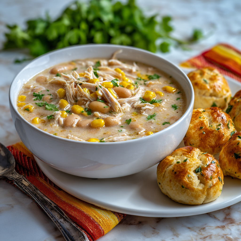 Alfredo Chicken Chili Recipe - Recipe Image