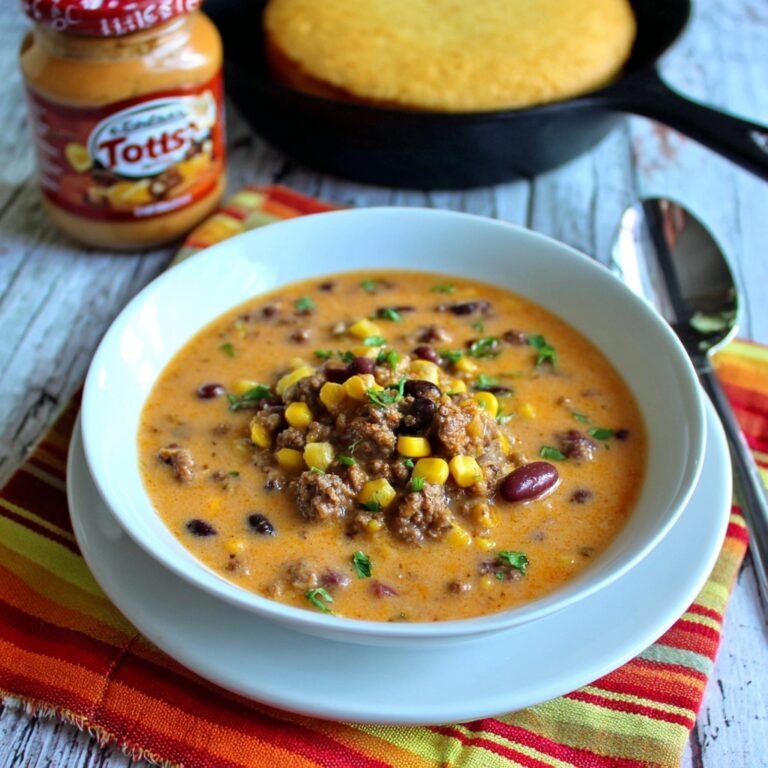 Cheesy Taco Soup Recipe