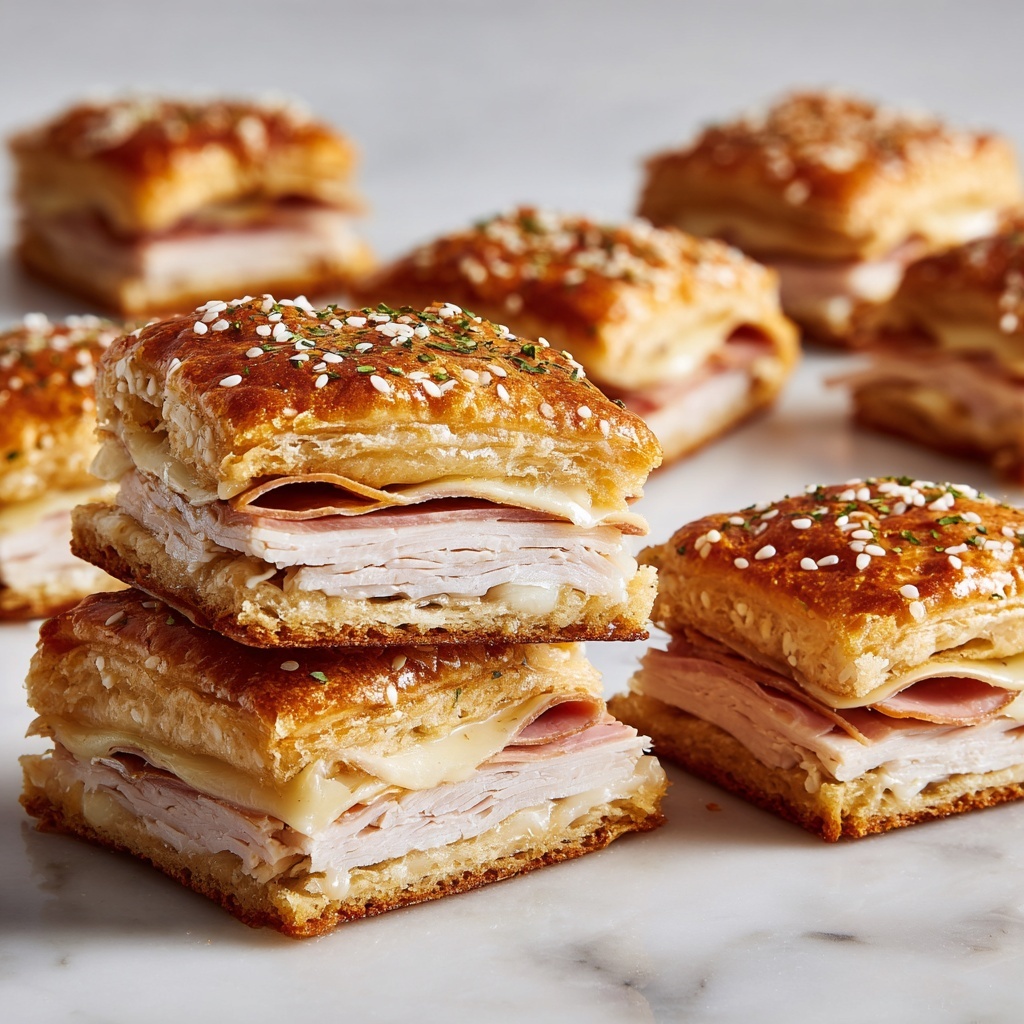 Baked Crescent Sandwiches Recipe - Recipe Image