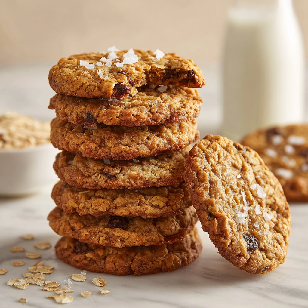 Easy Vegan Oatmeal Raisin Cookies Recipe - Recipe Image