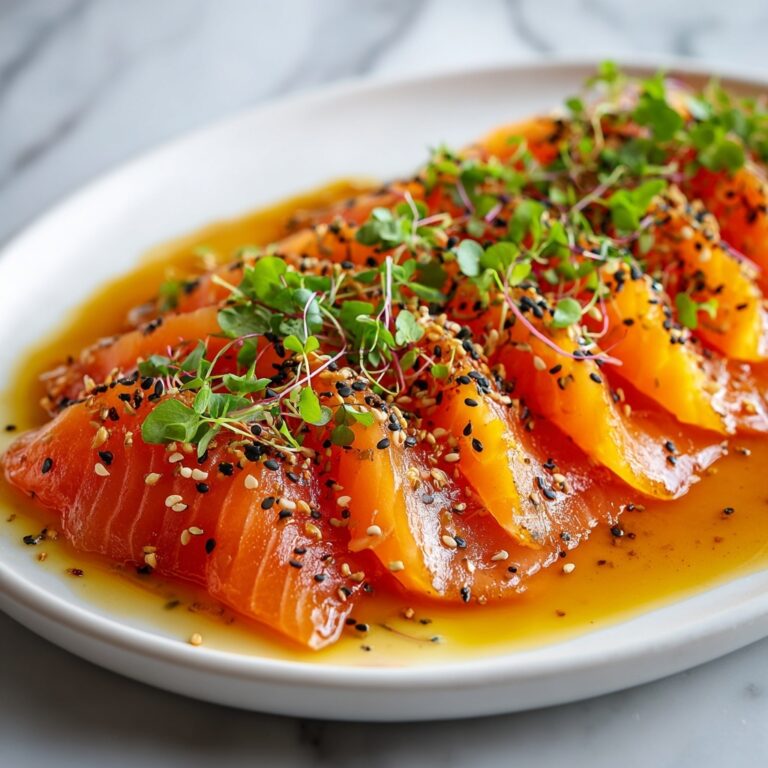 Spicy Salmon Crudo & Carrots Recipe