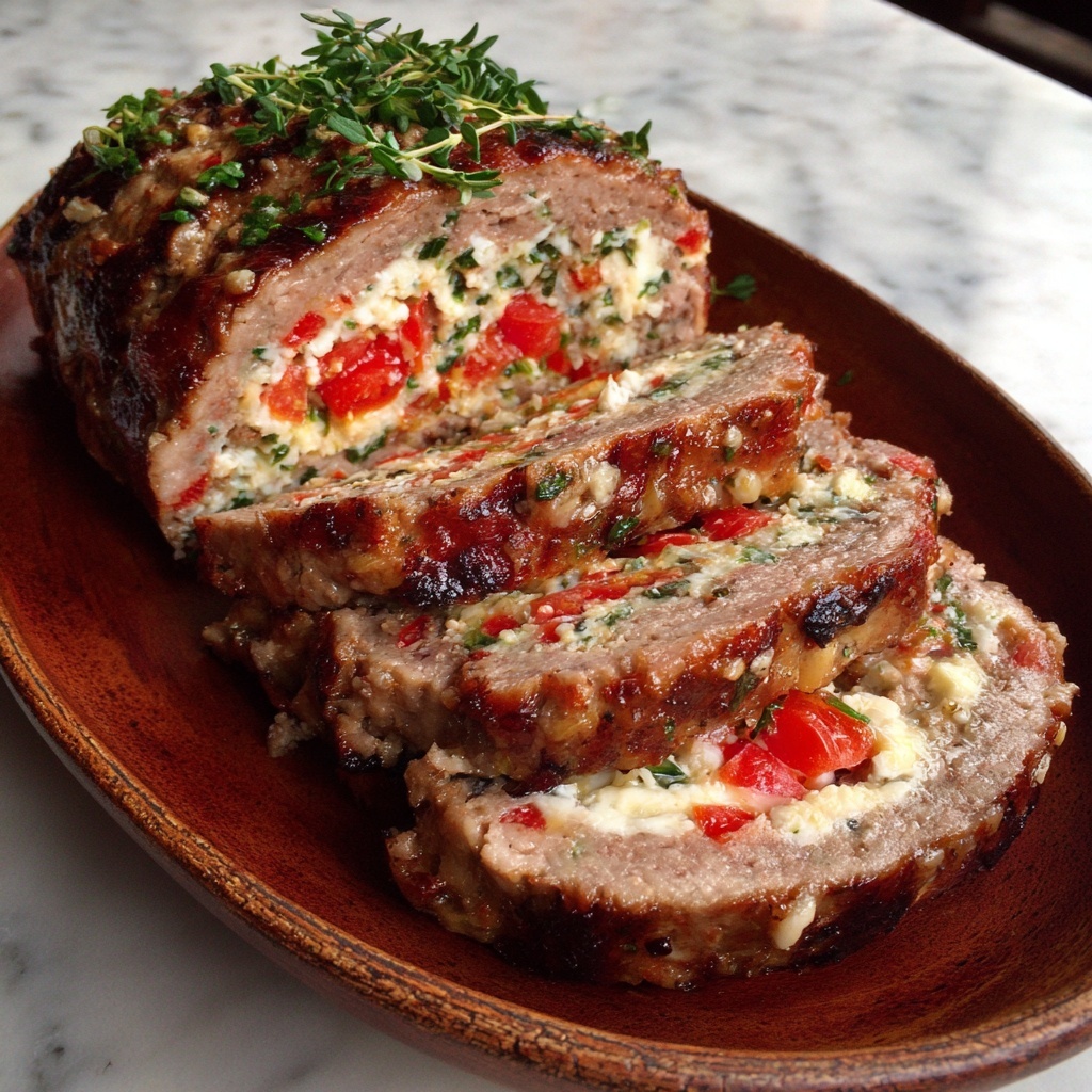 Italian Stuffed Flank Steak Recipe - Recipe Image