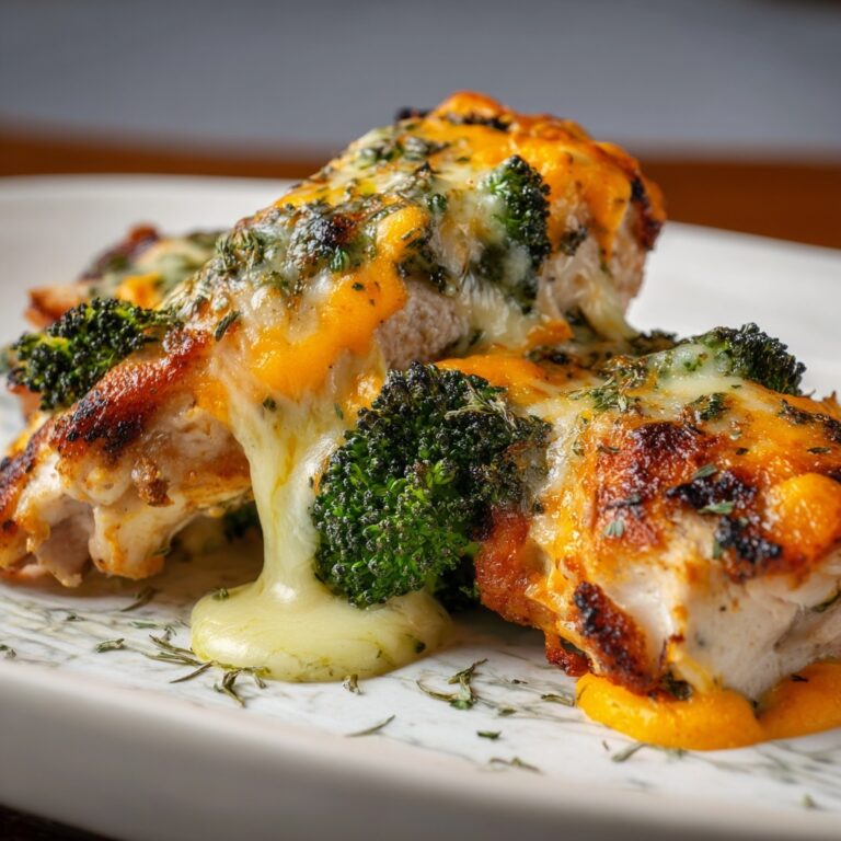 Broccoli Cheddar Chicken Rollups Recipe