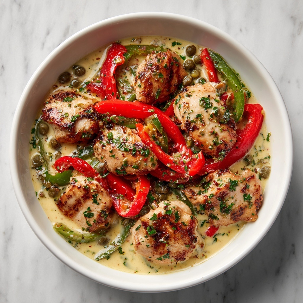 Creamy Pepperoncini Chicken Skillet Recipe - Recipe Image