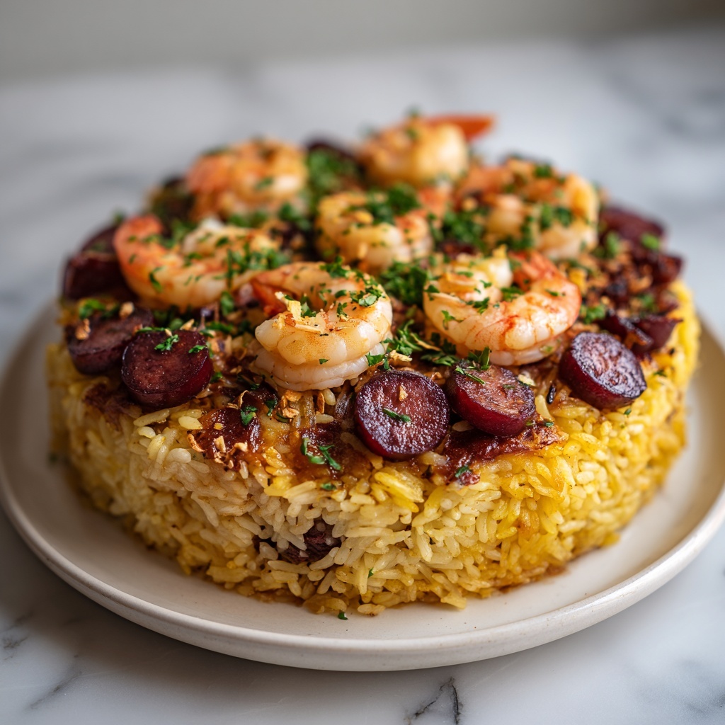 Quick One-Pot Seafood Rice Recipe - Recipe Image