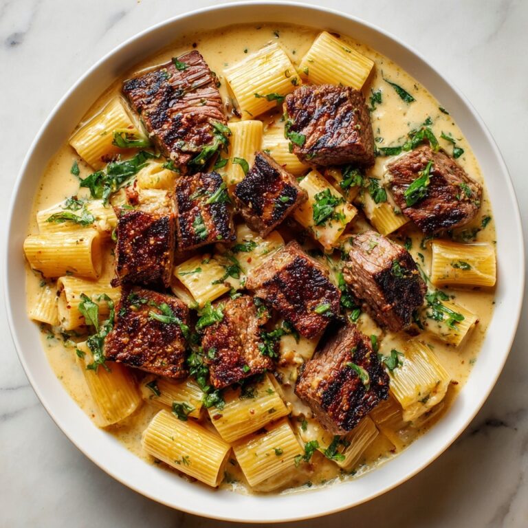 Creamy Steak Pasta Dinner Recipe