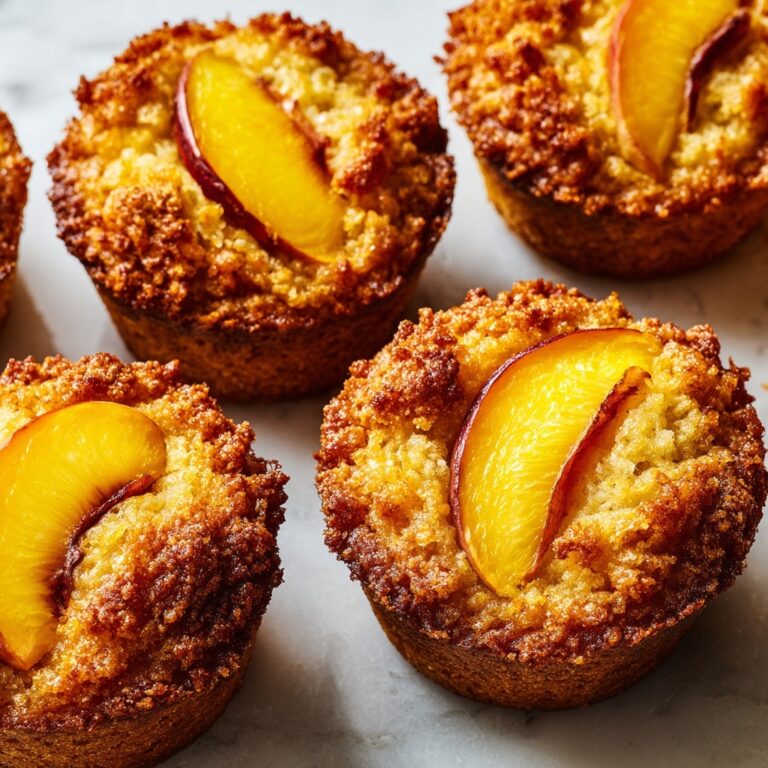 Peach Financiers: Elegant French Almond Cakes Recipe