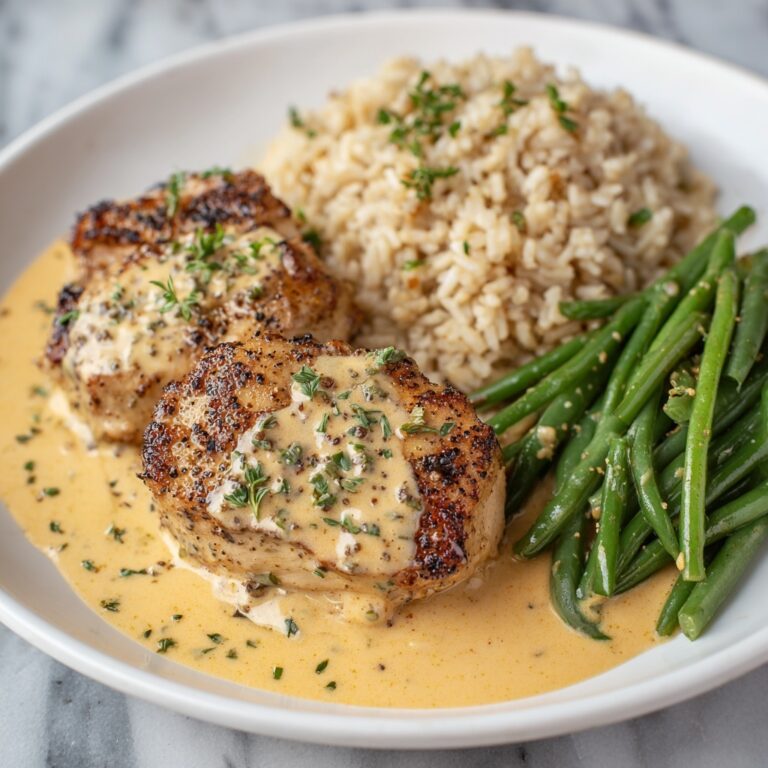 Skillet Chicken in Roasted Red Pepper Sauce Recipe