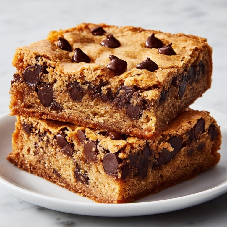 Peanut Butter Chocolate Chip Cookie Bars Recipe