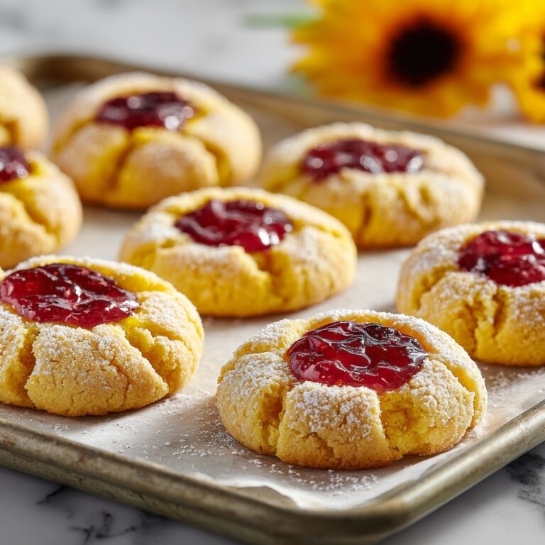 Lemon Curd Thumbprint Cookies Recipe