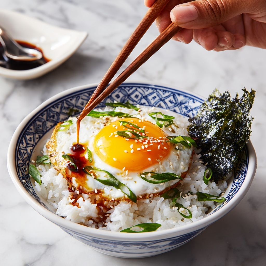Gyeran Bap (Korean Egg Rice) Recipe - Recipe Image