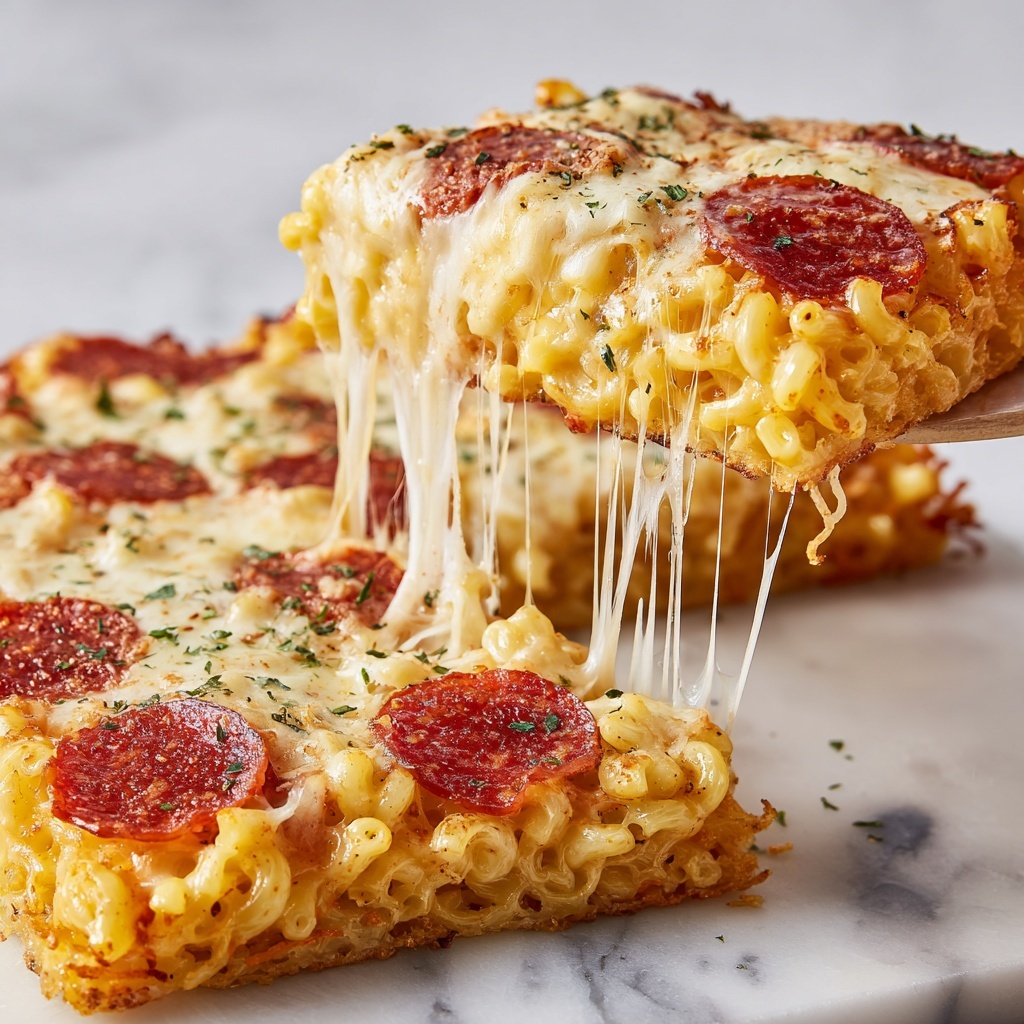 Macaroni and Cheese Pizza Recipe - Recipe Image