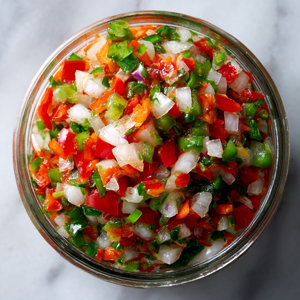 Pickled Pepper and Onion Relish Recipe - Recipe Image