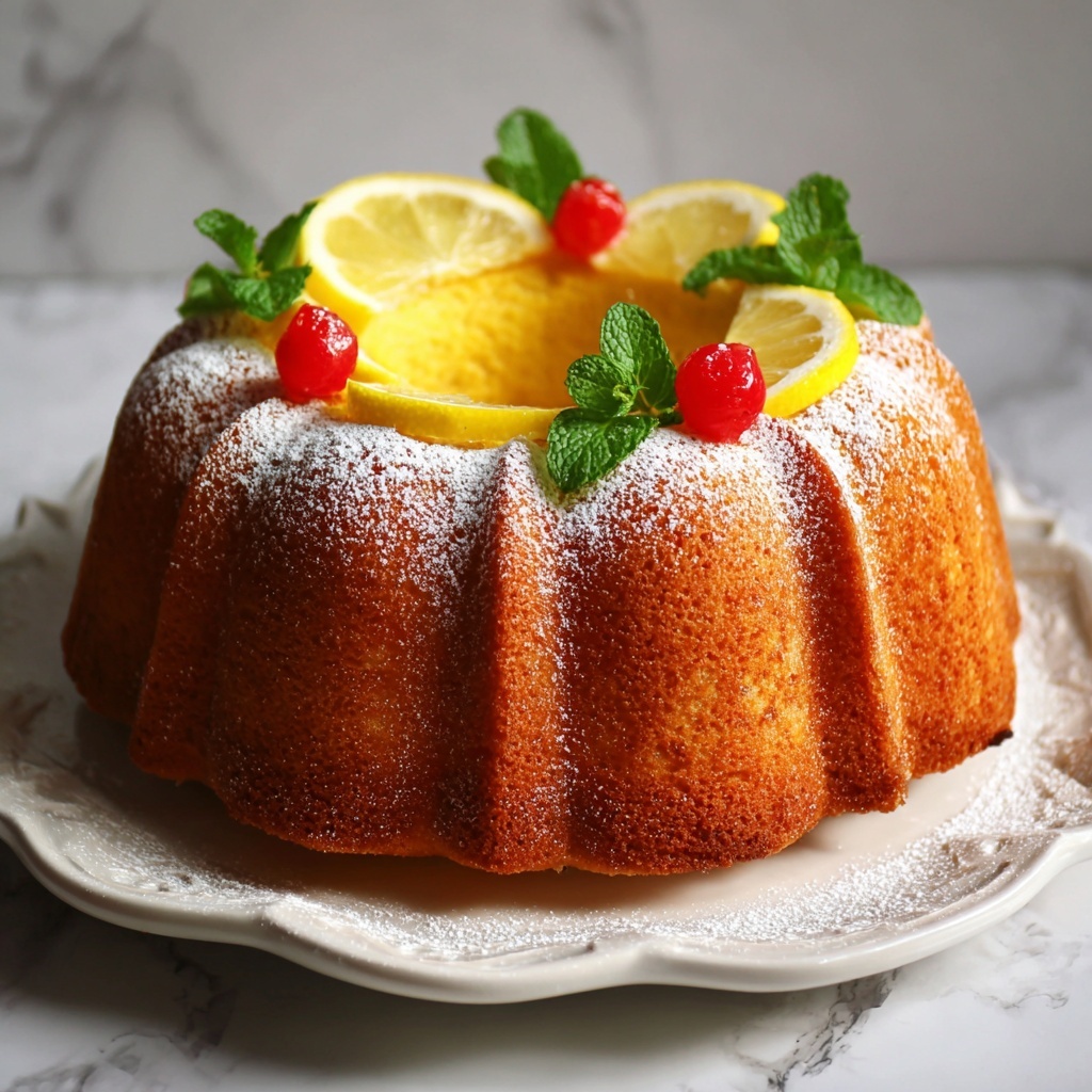 Extreme Lemon Bundt Cake Recipe - Recipe Image