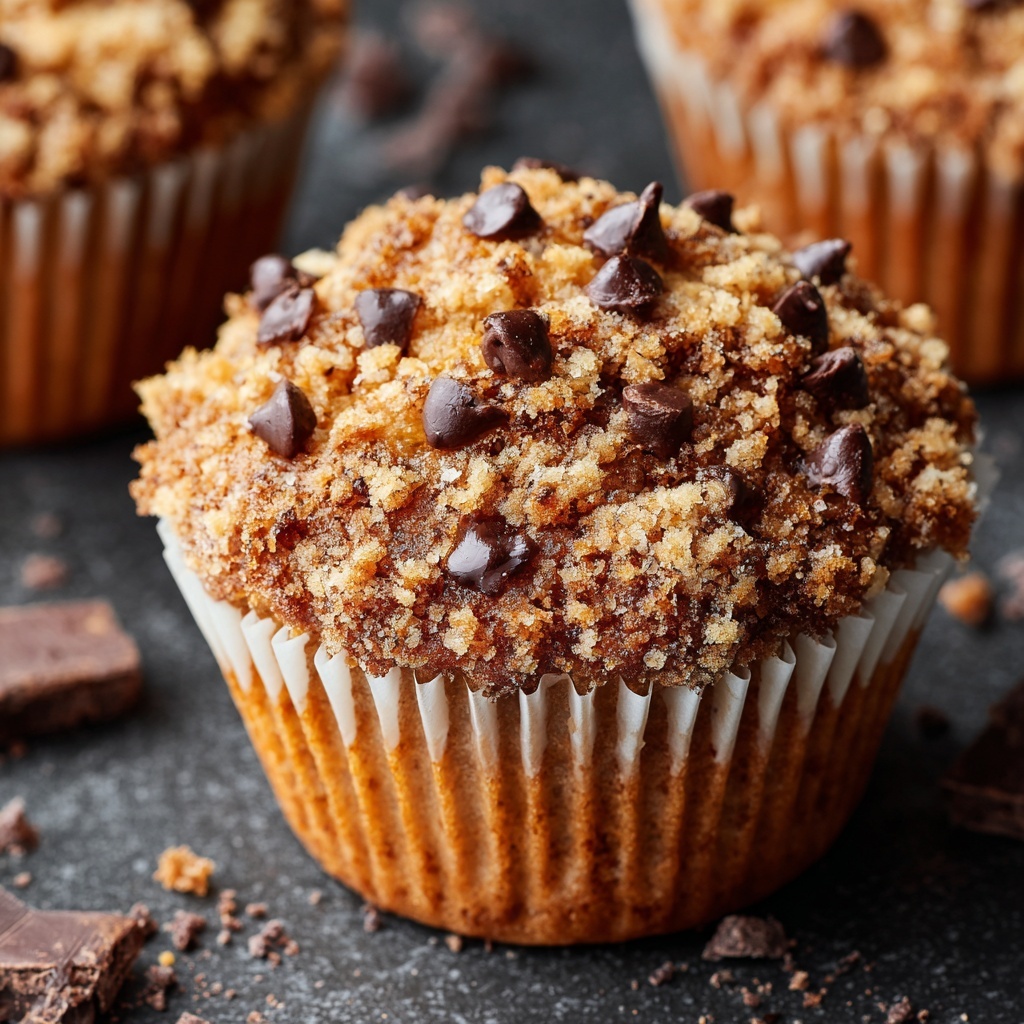 Chocolate Chip Tigernut Flour Muffins Recipe - Recipe Image