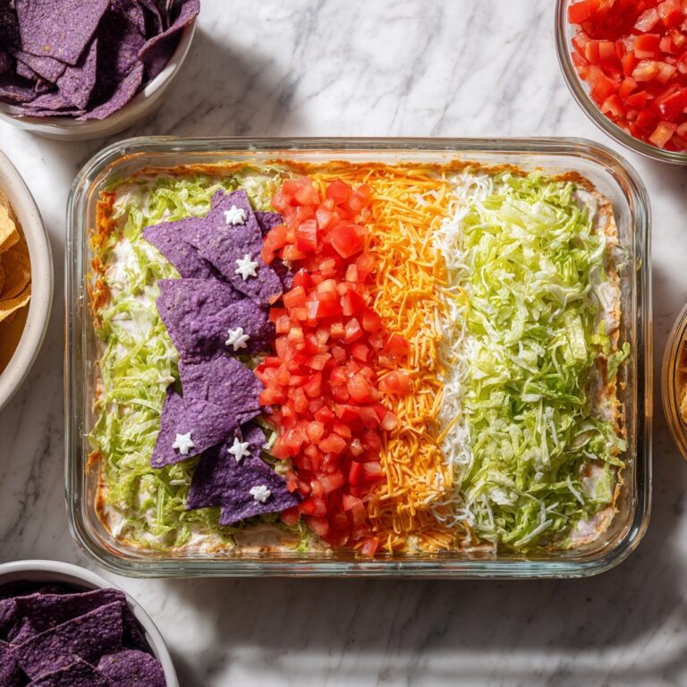 Taco Salad Flag Recipe