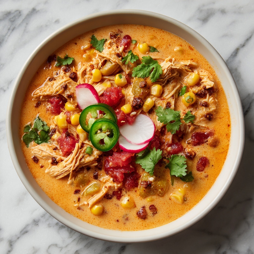 Creamy Poblano Chicken Chili Recipe - Recipe Image