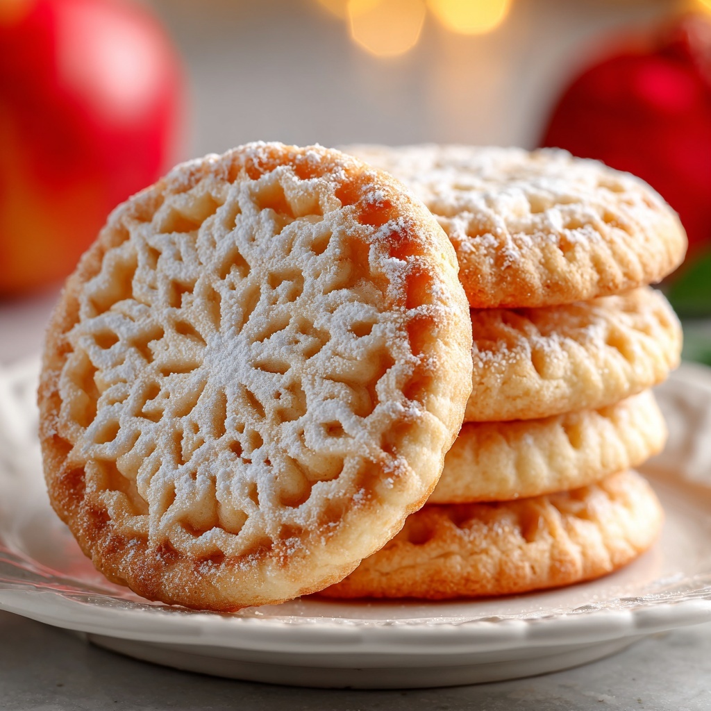 Classic Italian Pizzelle Cookies Recipe - Recipe Image