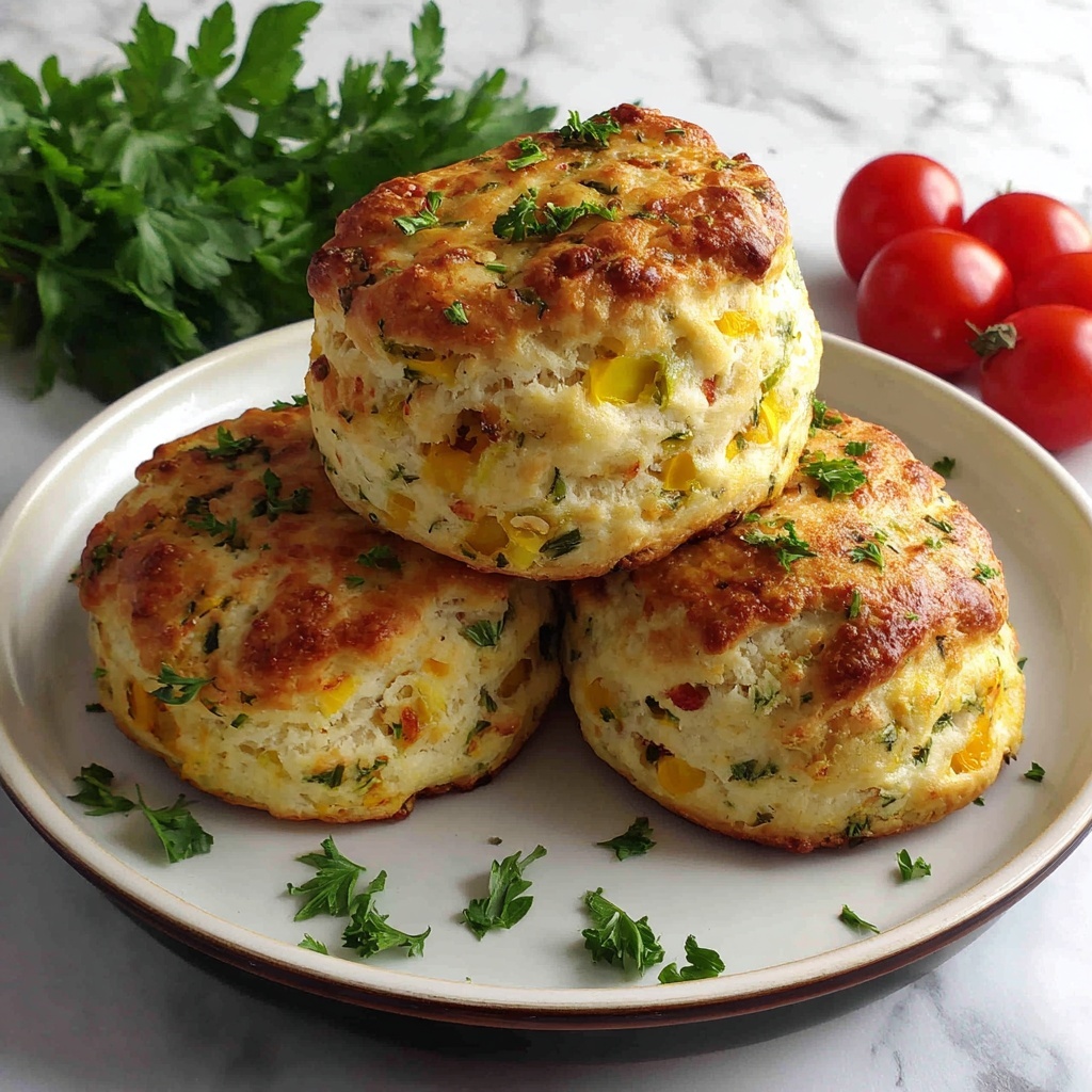 Daddy's Savory Tomato Biscuits Recipe - Recipe Image