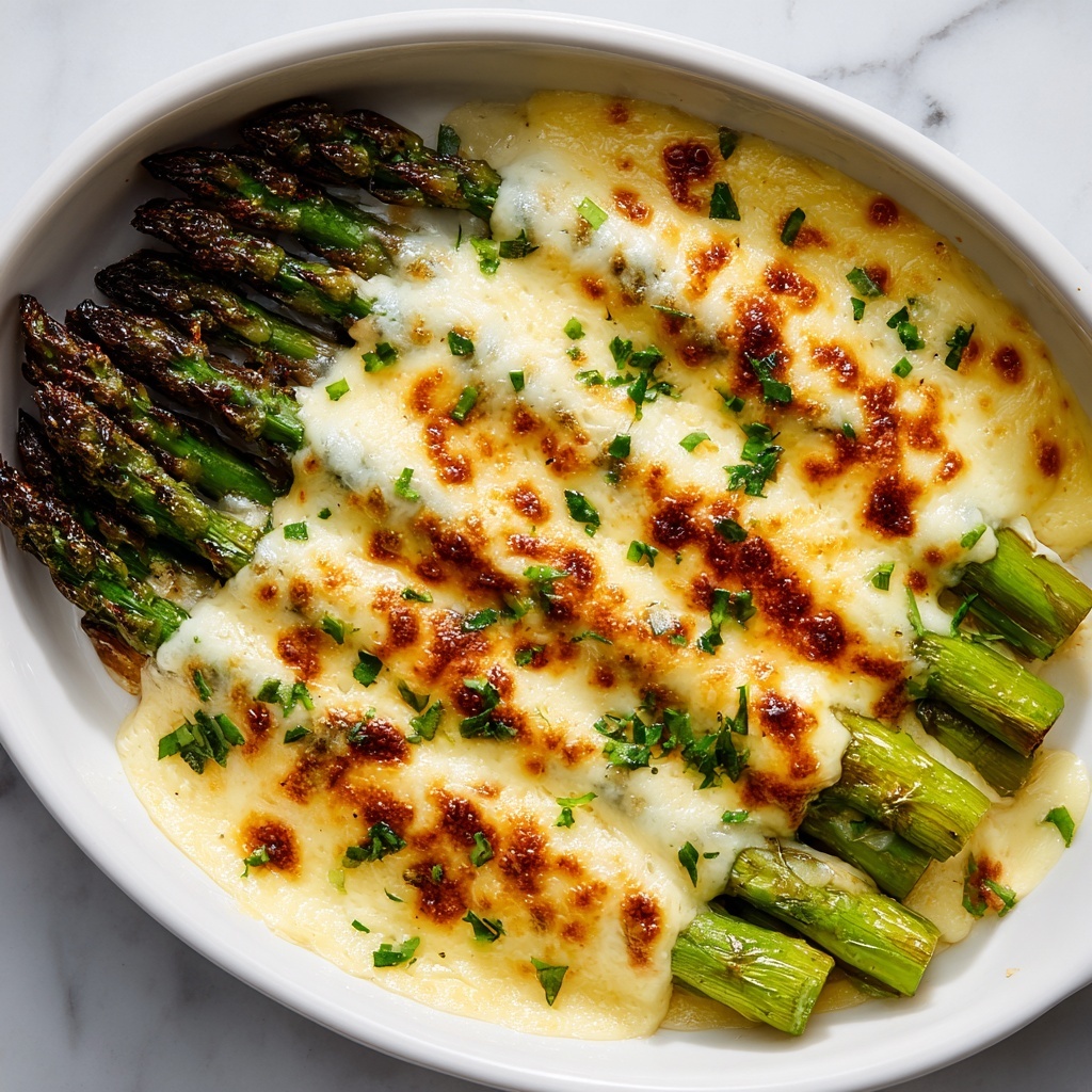 Cheesy Baked Asparagus Recipe - Recipe Image