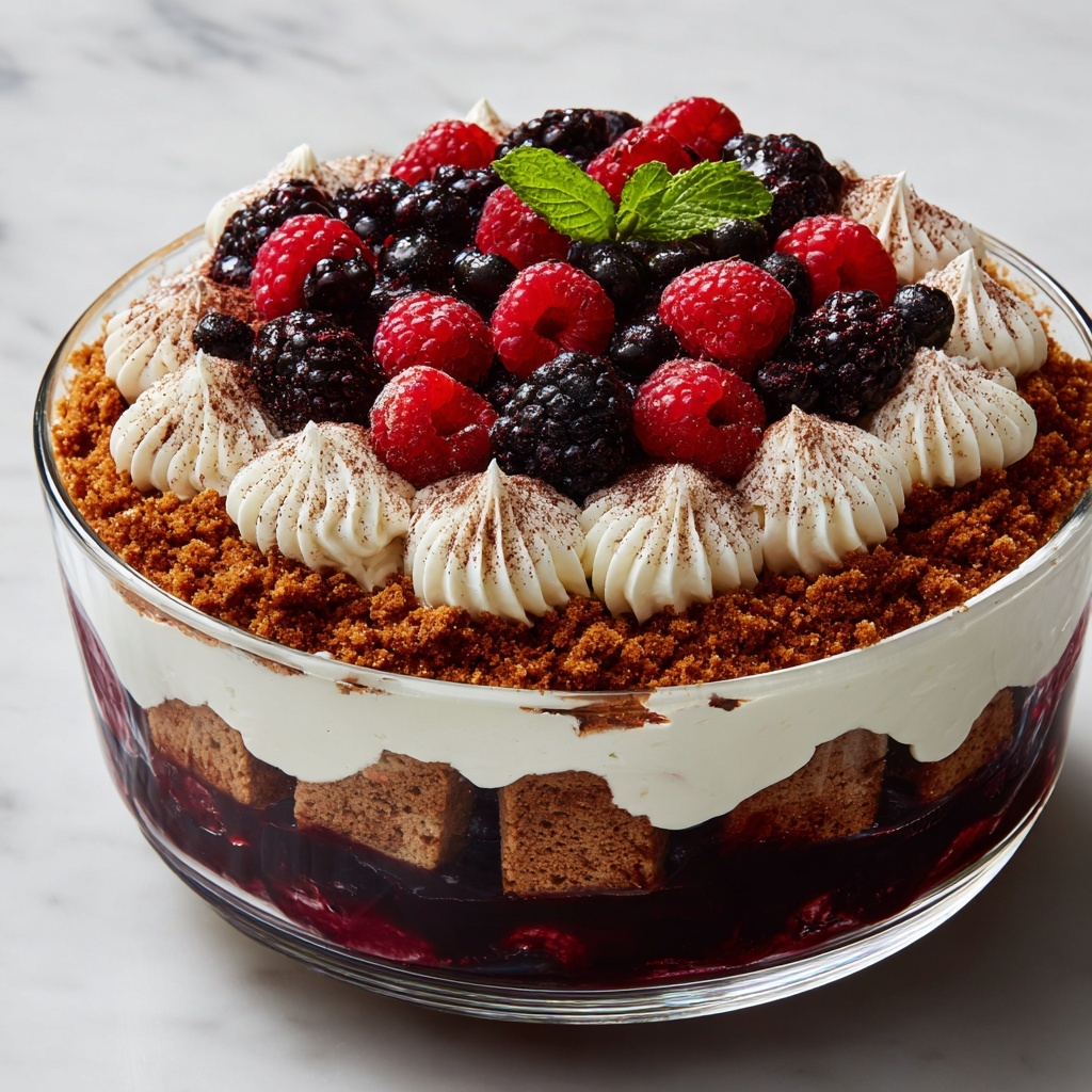 Berry Tiramisu Trifle Recipe - Recipe Image