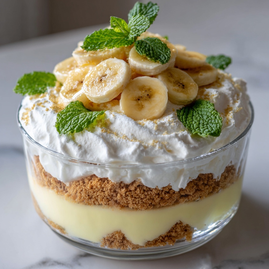 Banana Vanilla Pudding Trifle Recipe - Recipe Image