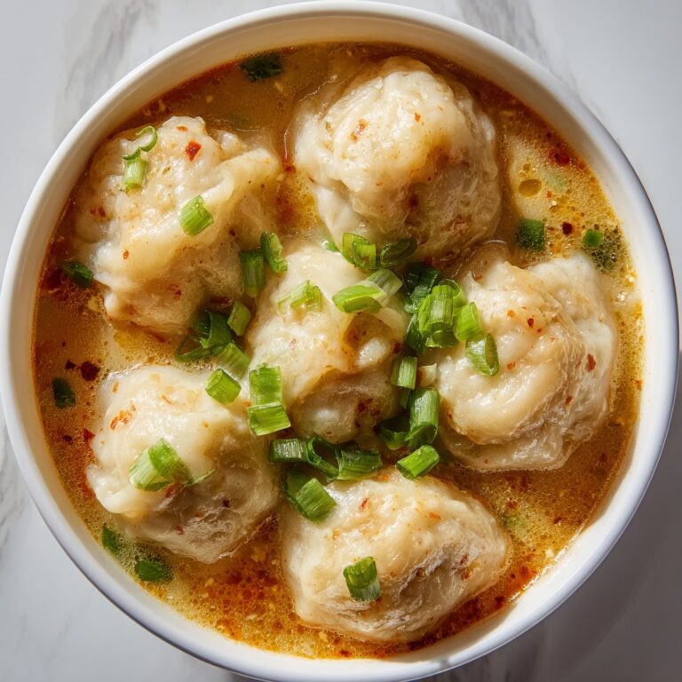 Mediterranean Chicken and Feta Wonton Soup Recipe